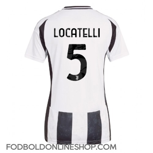 Juventus Manuel Locatelli #5 Hjemmebanetrøje Dame 2024-25 Kortærmet